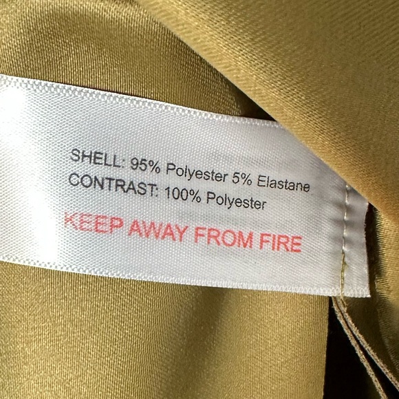 Solace London Gold Strapless Mini Dress - Picture 9 of 16